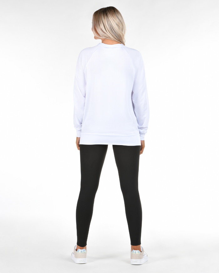 Rebel Against Bullying Rebel in Puerto Rico Pullover in White