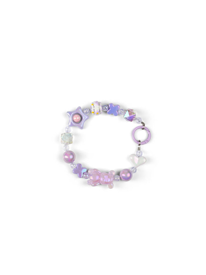 Rebel Charm Squad Chain in Purple