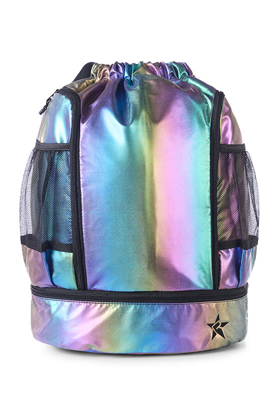 Rebel Drawstring Tote Bag in Cosmic Ink