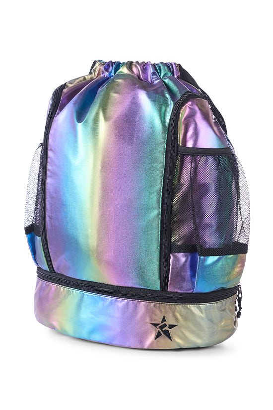 Rebel Drawstring Tote Bag in Cosmic Ink