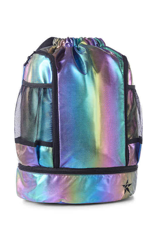 Rebel Drawstring Tote Bag in Cosmic Ink