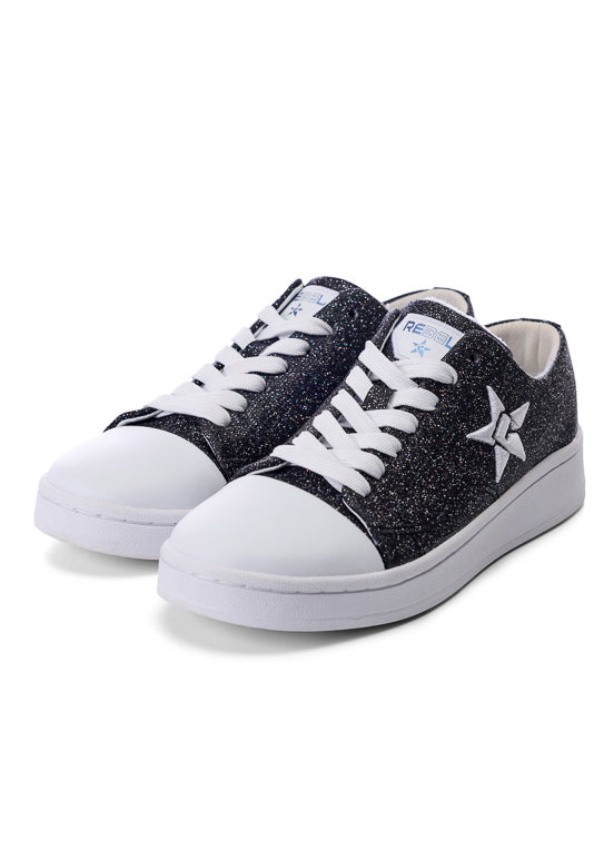 Rebel Starstruck Shoe in Black Sparkle