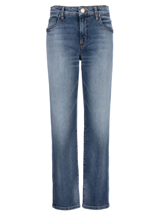 Reese High Rise Fab Ab Ankle Straight Leg - Taught