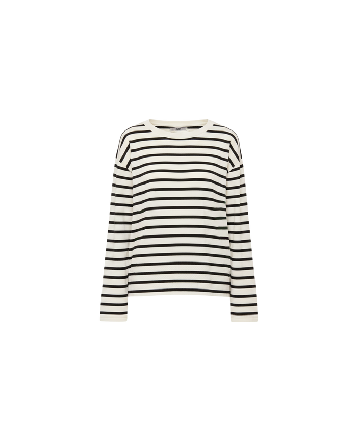 RELAXED MINNIE LONG SLEEVE BLACK WHITE