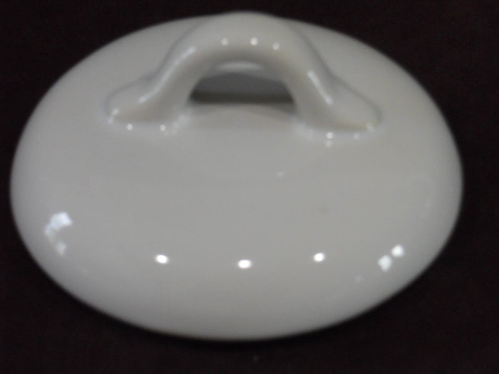 *Replacement STONEWARE Corelle CORNING White 3 1/2" SUGAR BOWL LID Handle Top