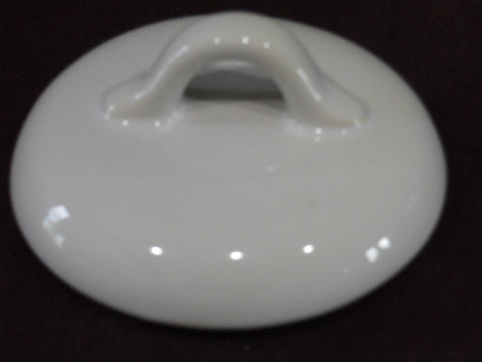 *Replacement STONEWARE Corelle CORNING White 3 1/2" SUGAR BOWL LID Handle Top