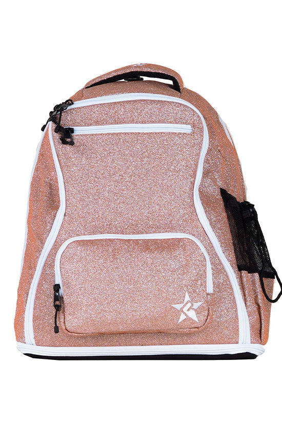 Rose Gold Rebel Dream Bag Plus with White Zipper