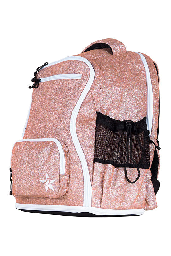 Rose Gold Rebel Dream Bag Plus with White Zipper