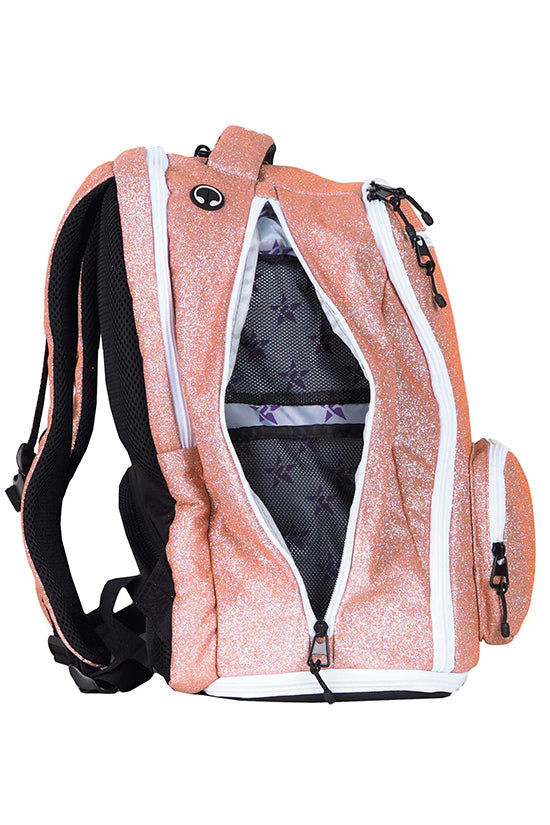 Rose Gold Rebel Dream Bag Plus with White Zipper