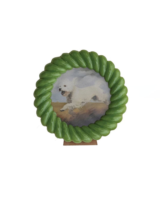 Round Twisted Picture Frame - Green