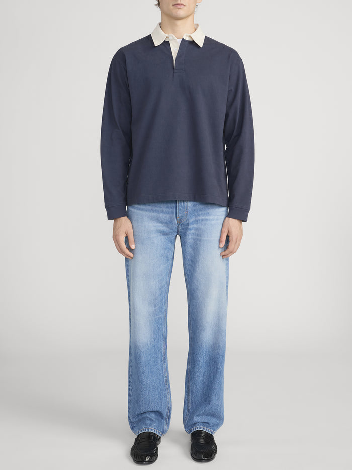 Rugby Polo Shirt -- Dark Navy