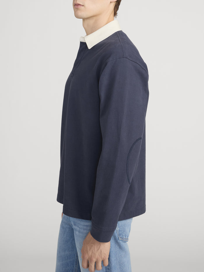Rugby Polo Shirt -- Dark Navy