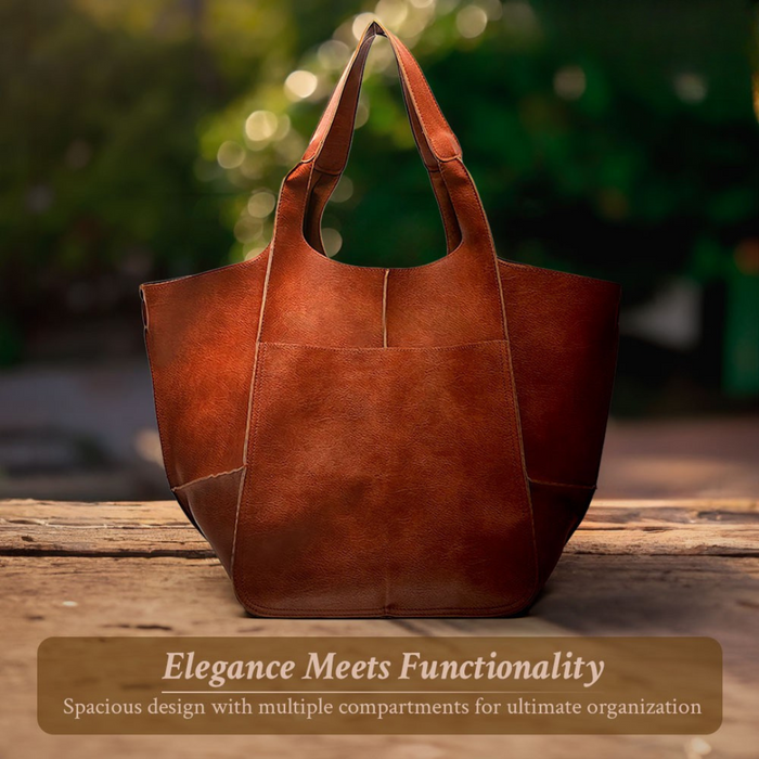 Ruth - Timeless Allure Vegan Leather Tote Bag