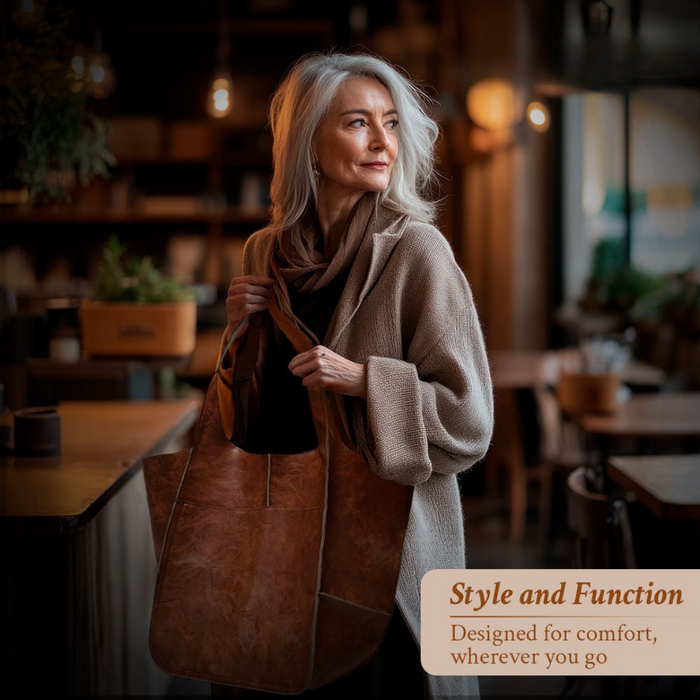 Ruth - Timeless Allure Vegan Leather Tote Bag