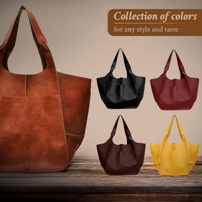 Ruth - Timeless Allure Vegan Leather Tote Bag