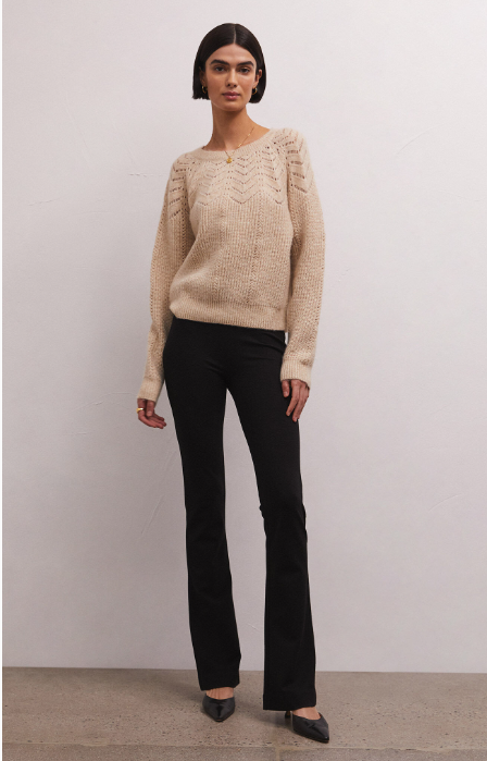 Sabine Pointelle Sweater
