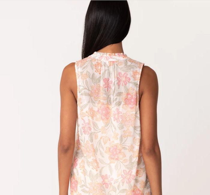 Sami Button Front Tank Top