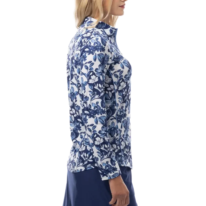 SanSoleil SolCool Jardin Mock - Blue/Navy