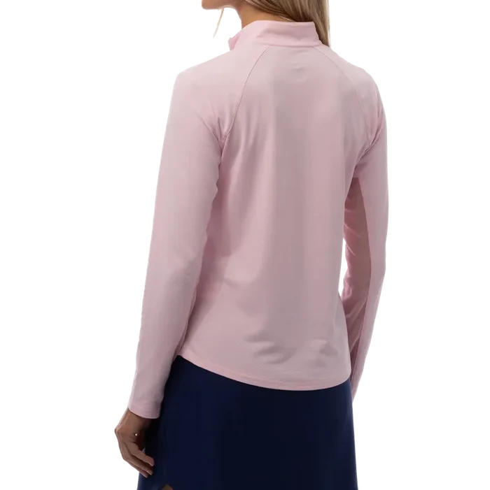 SanSoleil Soltek Lux L/S Mock - Ballet Pink