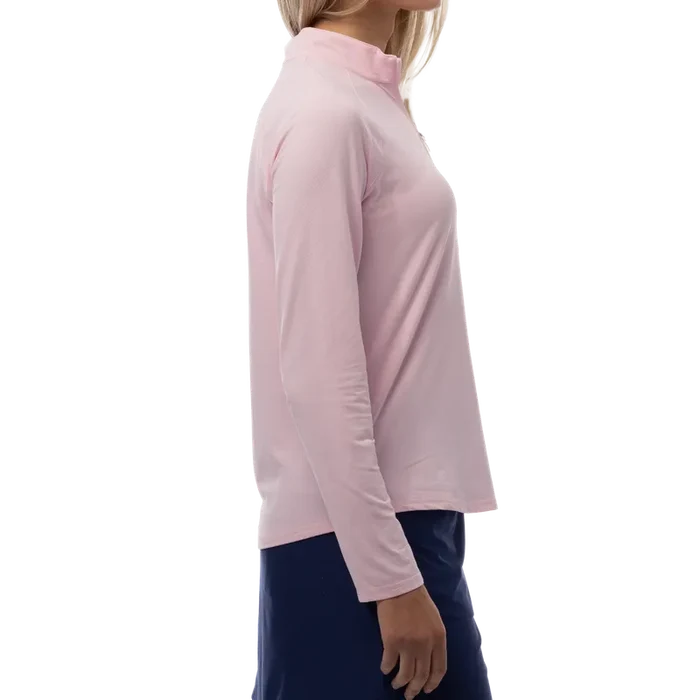 SanSoleil Soltek Lux L/S Mock - Ballet Pink