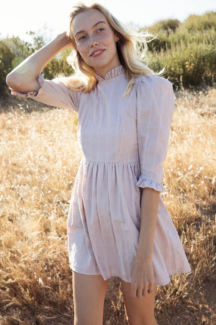 Scarlette Mini Dress in Peony