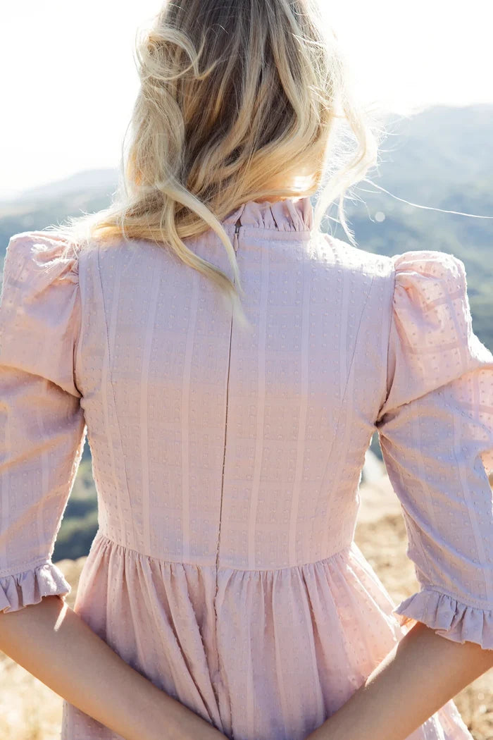 Scarlette Mini Dress in Peony