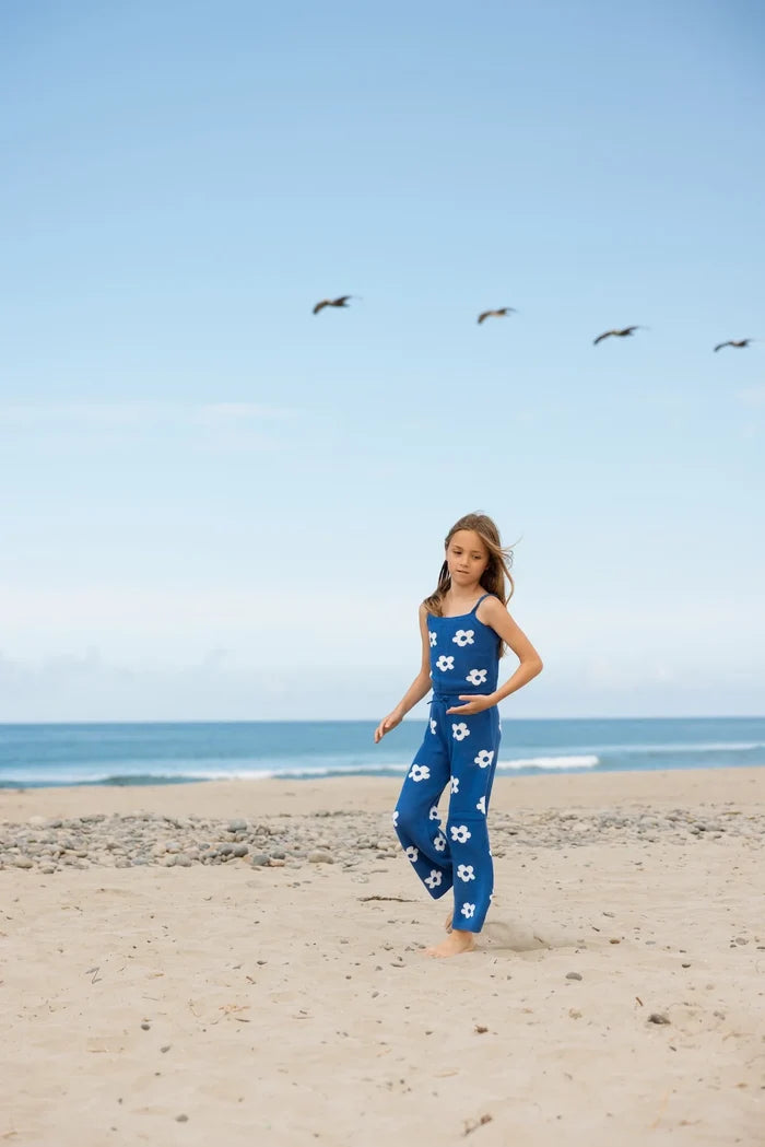 Seaesta Daisy Knit Set / Navy