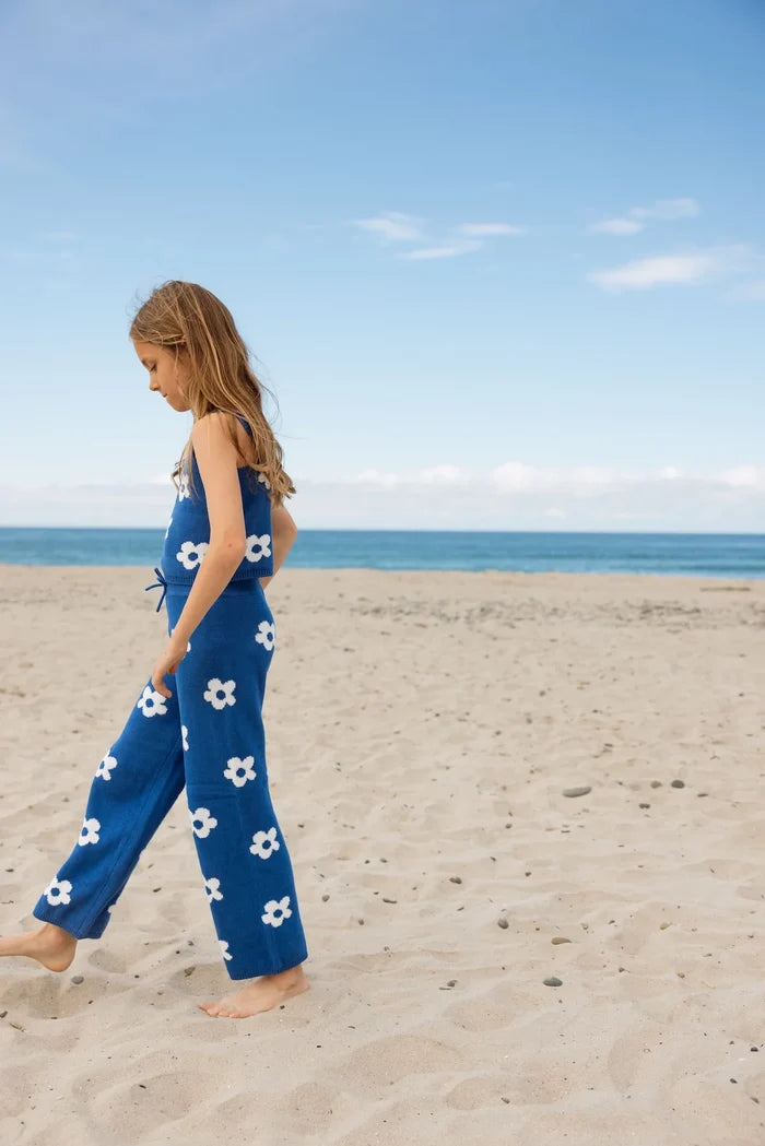 Seaesta Daisy Knit Set / Navy