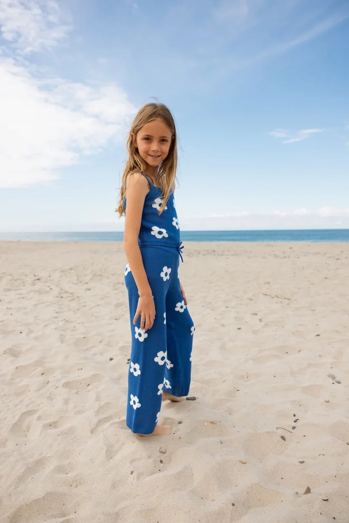 Seaesta Daisy Knit Set / Navy