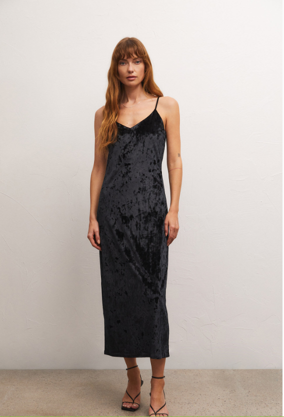Selina Crushed Velvet Dress