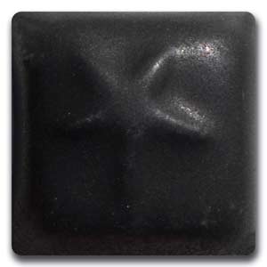 Silk Black Moroccan Sand Series Cone 5 Dry Glaze Laguna MS-261