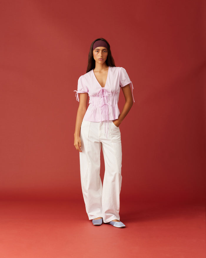 SIMONA BLOUSE SOFT PINK