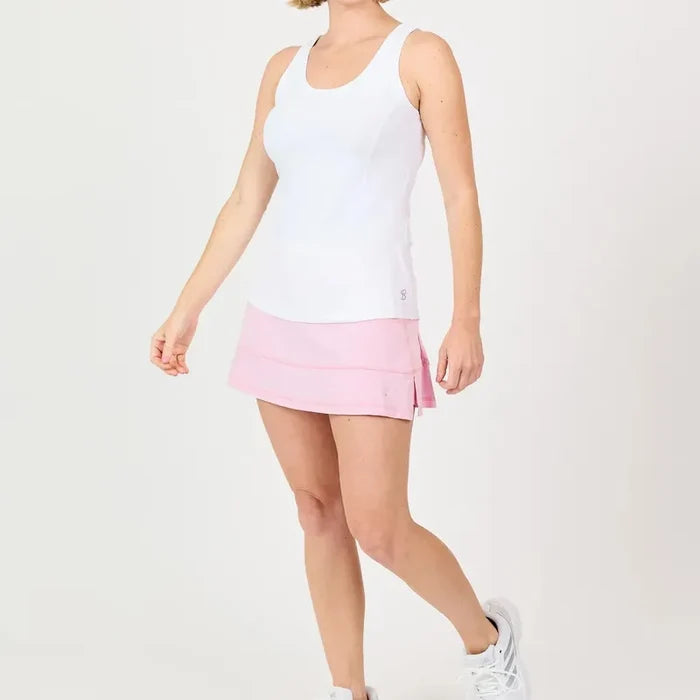 Sofibella UV Racerback Tank - White
