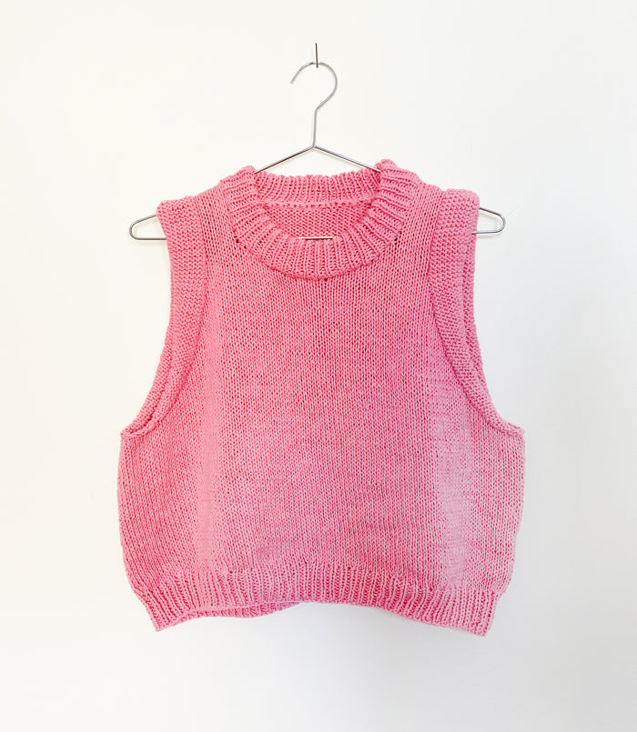 Sommer Saga Vest strikkeopskrift