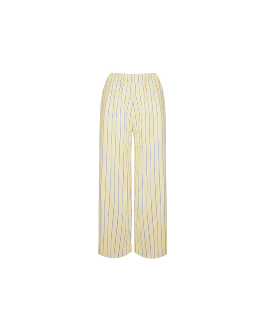 SONNY PANT BUTTER NAVY STRIPE