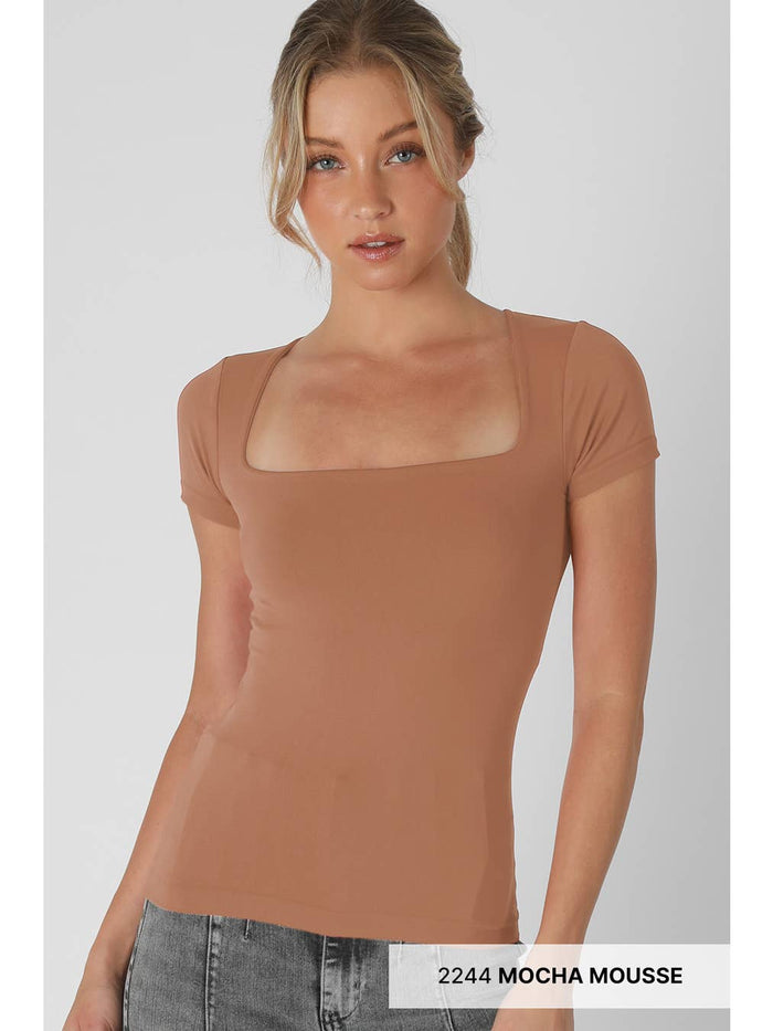 Style the Square Neck Top exclusively at Born To Glam