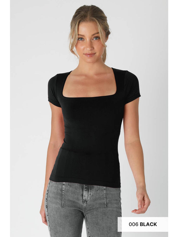 Style the Square Neck Top exclusively at Born To Glam