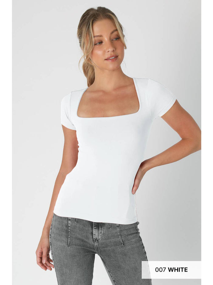 Style the Square Neck Top exclusively at Born To Glam