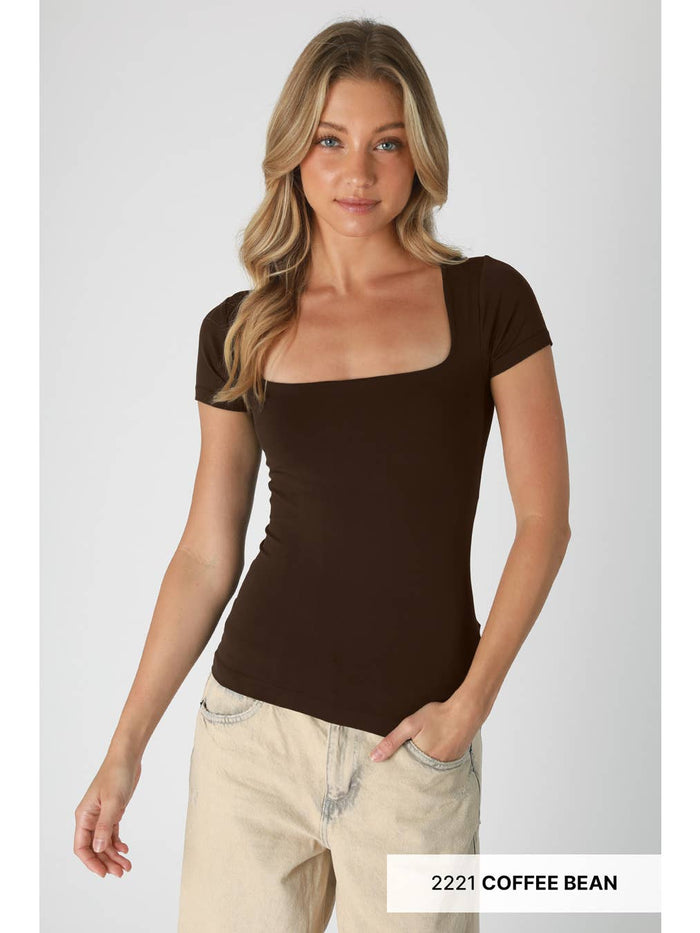 Style the Square Neck Top exclusively at Born To Glam