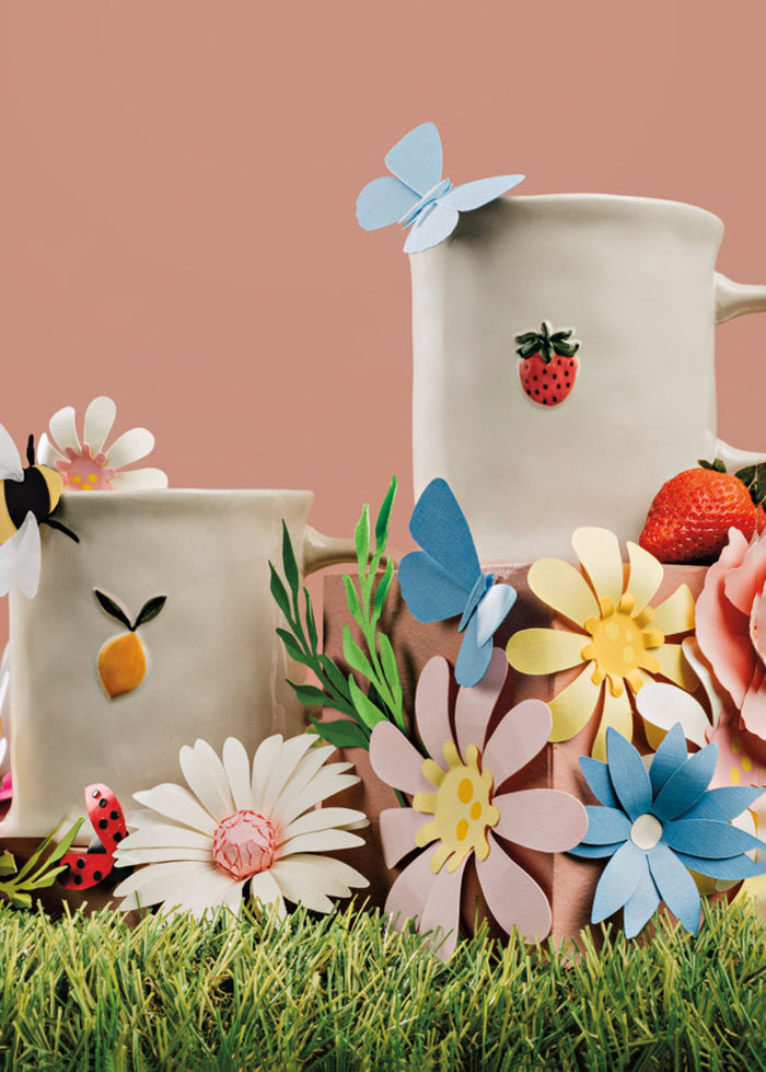 Strawberry Embossed Mug
