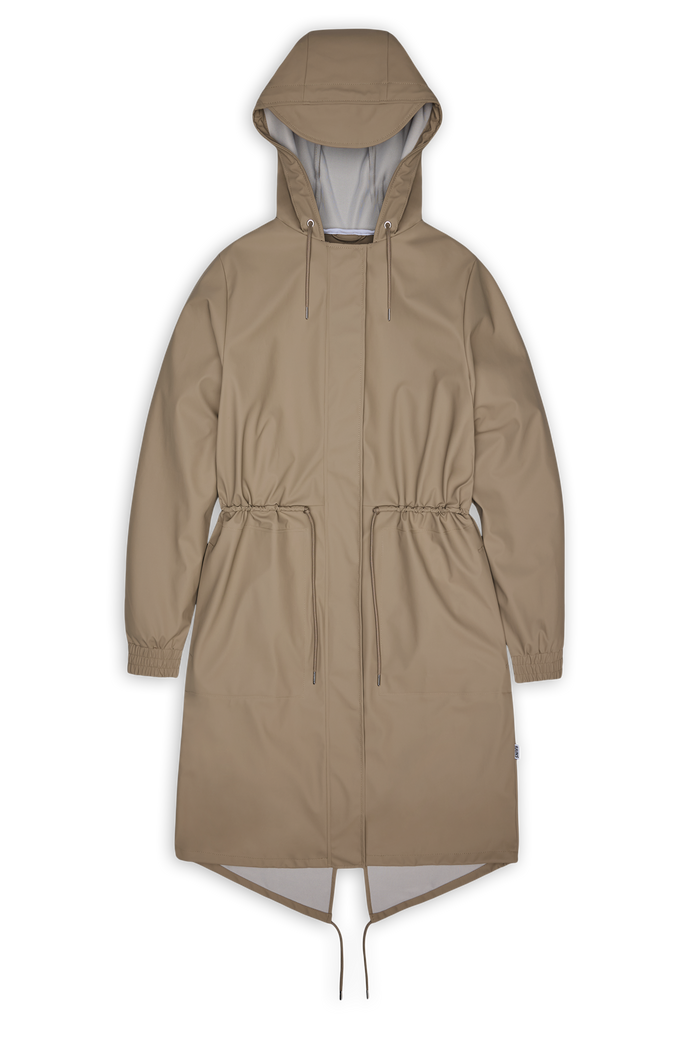 RAINS String W Parka Beige Jacket
