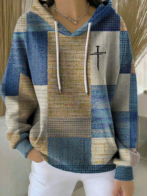 Blue Beige Plaid / L