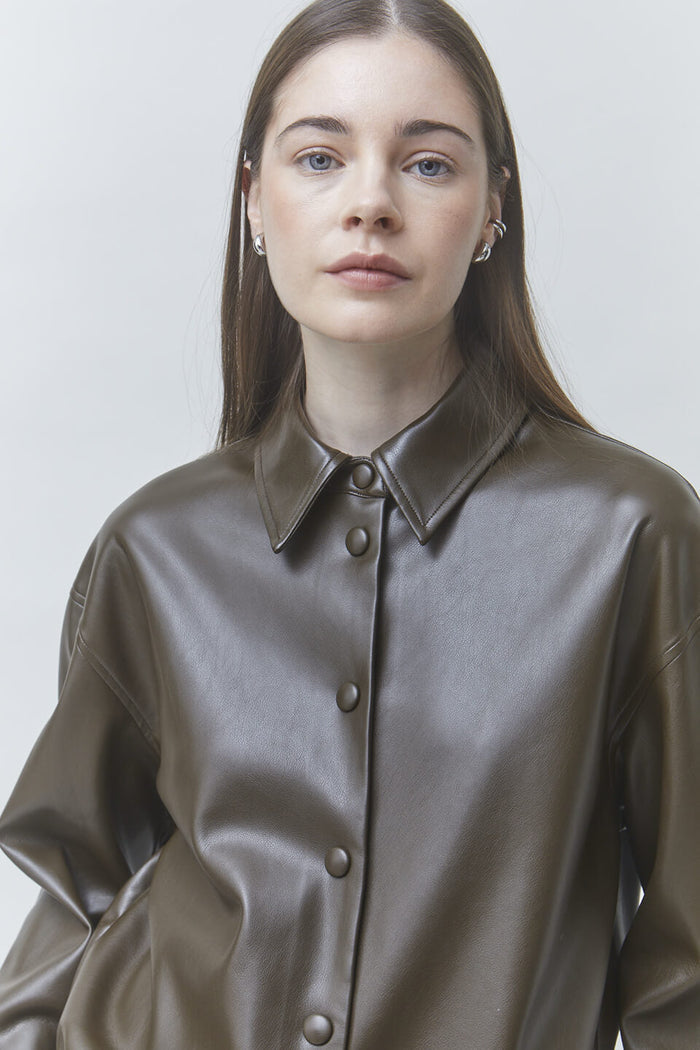 SUNCOO blouse/Veste Lennox faux leather