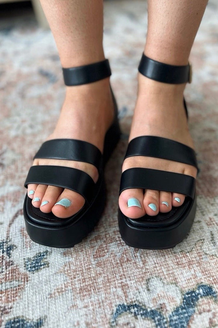 Sunny Steps Platform Strap Sandals - FINAL SALE