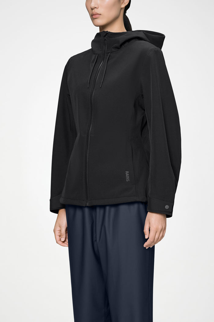 RAINS Suva Softshell W Jacket Black Jacket