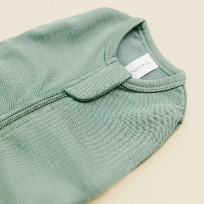 Swaddle Bag, Merino Wool, Newborn to 3 Months, Aloe