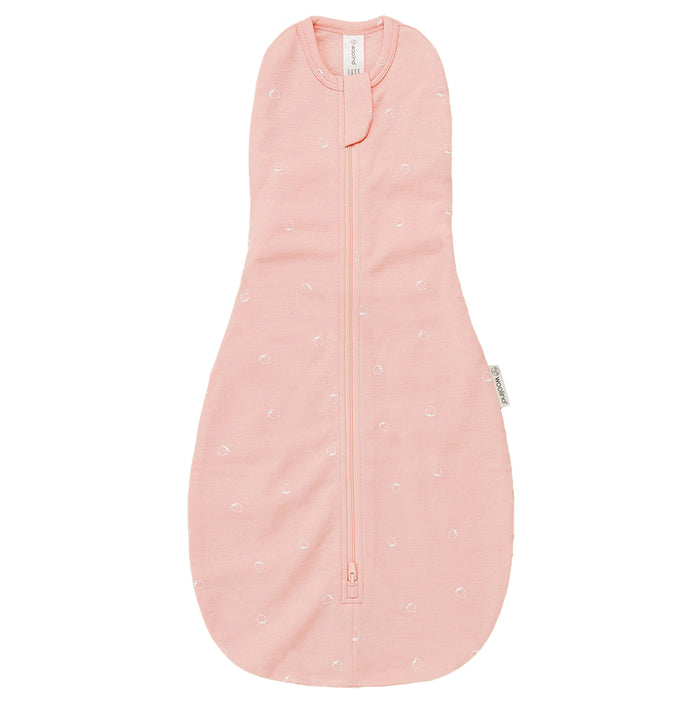 Swaddle Bag, Merino Wool, Newborn to 3 Months, Strawberry