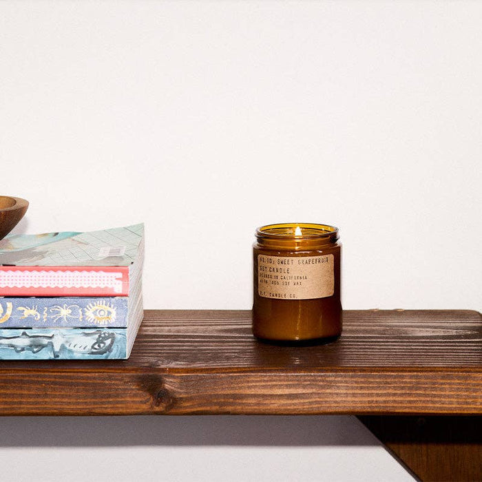 Sweet Grapefruit Standard Soy Candle — P.F. Candle Co.