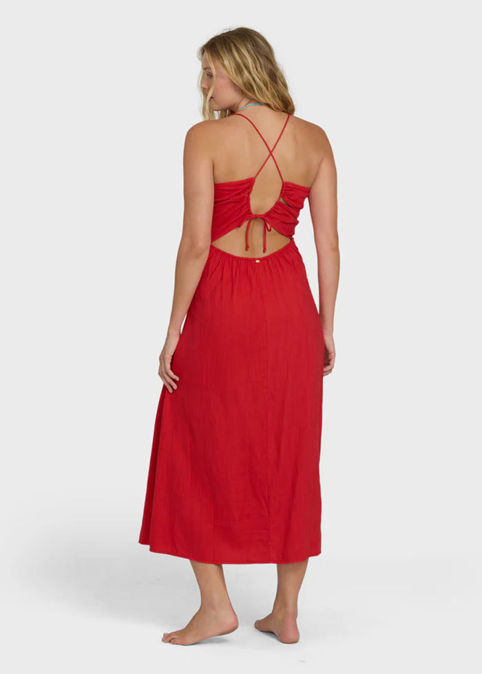 Take It Back Maxi Dress - Fiesta Red