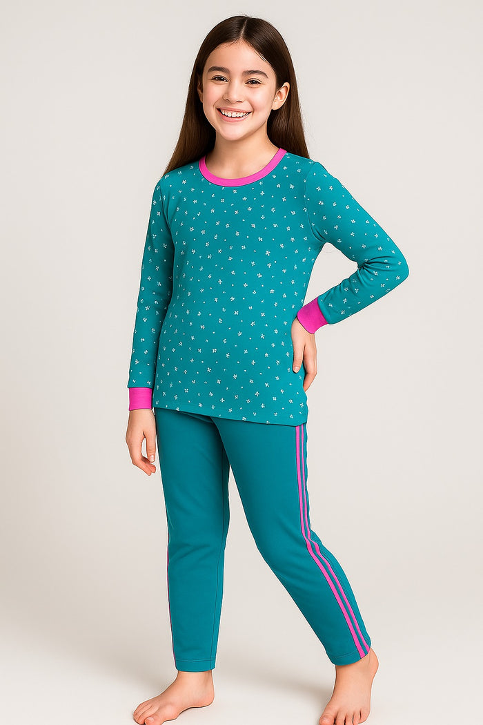 teal Night suit for Girls by hinz